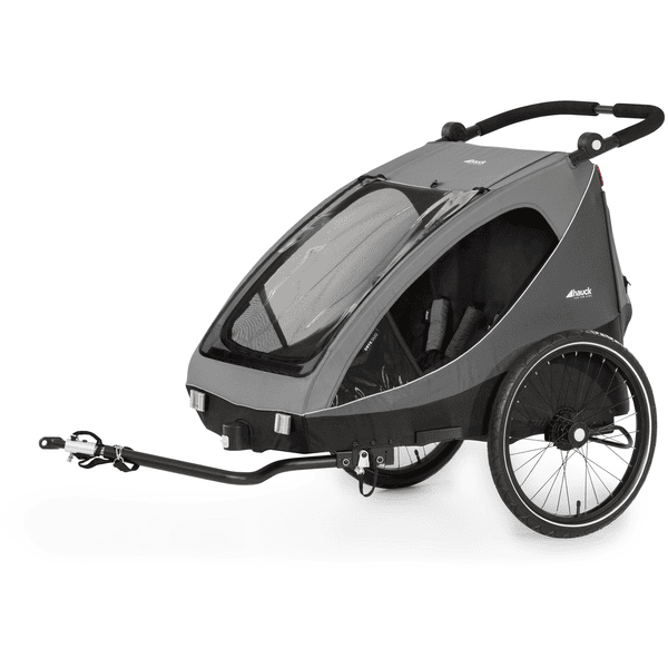 Verduisteren Plasticiteit Ringlet hauck 2in1 Fietskar en Buggy Dryk Duo Grijs | pinkorblue.be