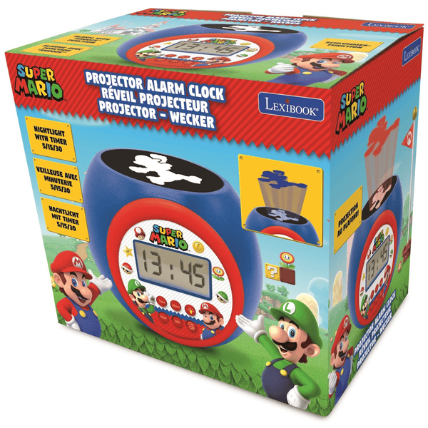 Reloj despertador digital de Super mario bros para niños, reloj desper –