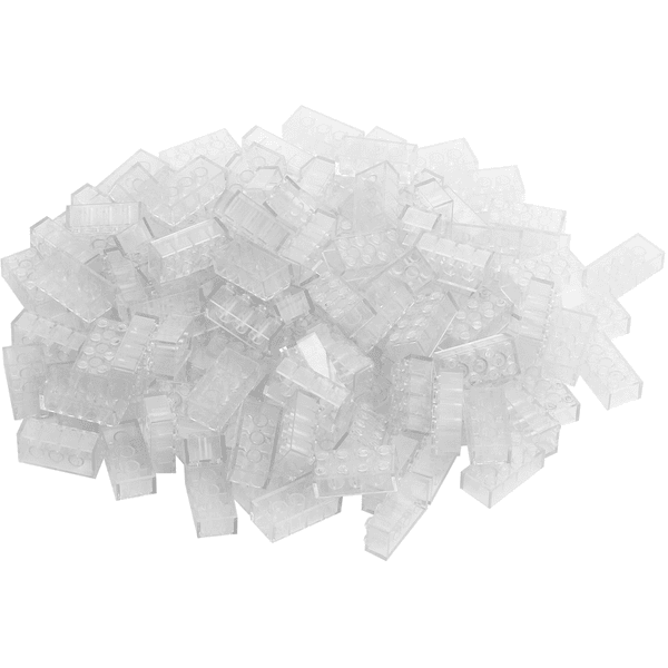 Katara Set costruzioni in plastica - 120 pezzi 4x2 trasparenti