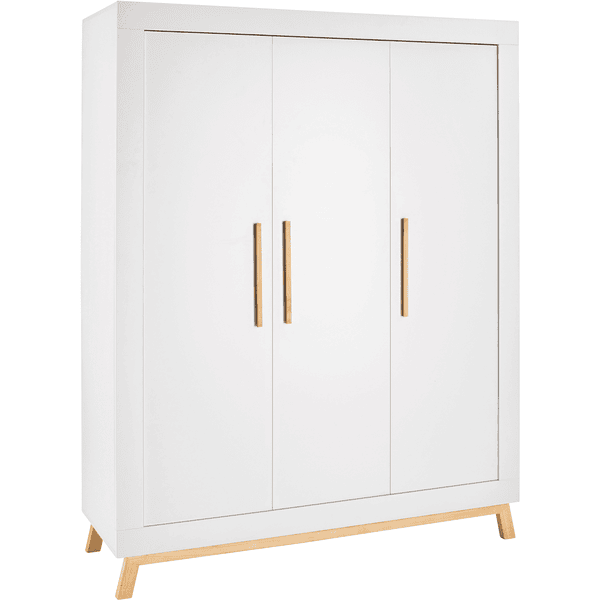 Schardt Kleiderschrank Miami White 3-türig | Kinderkleiderschränke