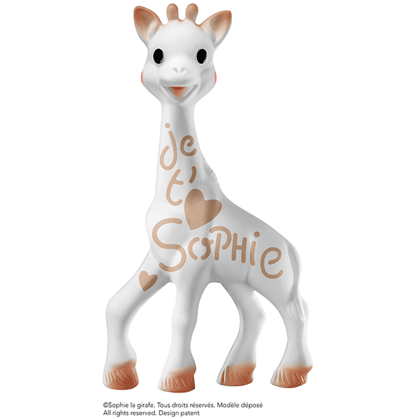 VULLI limited Sophie la Girafe® Sophie la girafe 60-års fødselsdag "Sophie by me"-udgave, naturgummi