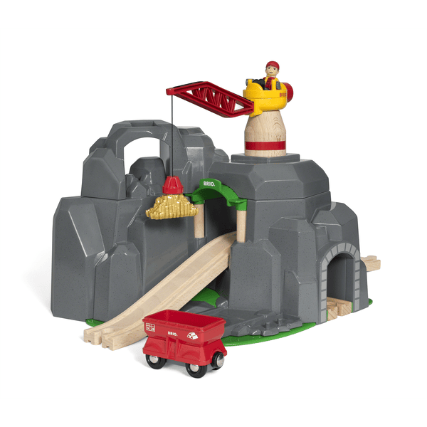 BRIO® WORLD Große Goldmine mit Sound-Tunnel 33889