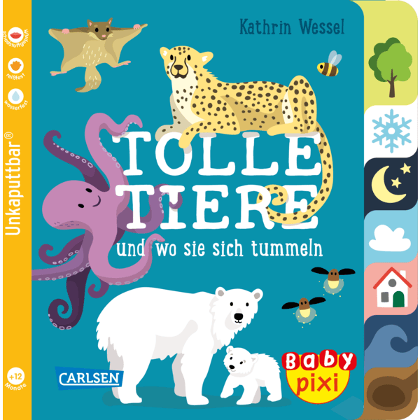 CARLSEN Baby Pixi (unkaputtbar) 114: Tolle Tiere