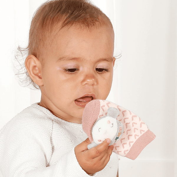 fehn® Chaussettes bébé hochet sirène