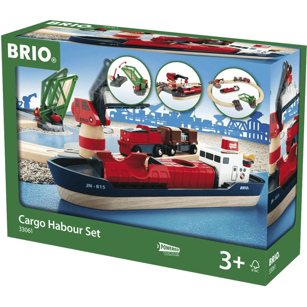 BRIO Rail de Train Jeu de ports - 16 Parties - Rouge 33061
