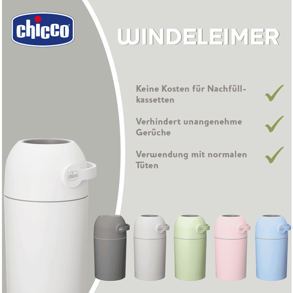 chicco Contenedor de pañales Odour Off blanco 