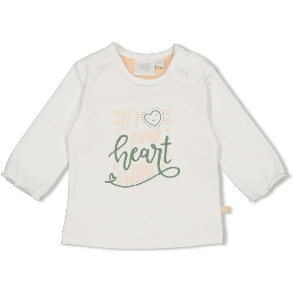 Feetje Longsleeve Shine Heart s bílá