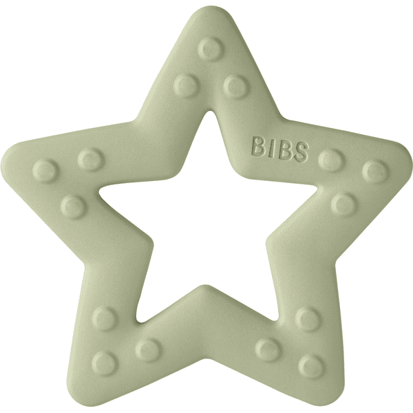 BIBS® Anello da dentizione Baby Bitie Star da 3 mesi Sage