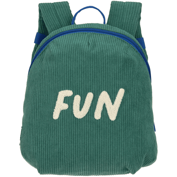 LÄSSIG Kindergartenrucksack Cord Little Gang - Fun, Grün