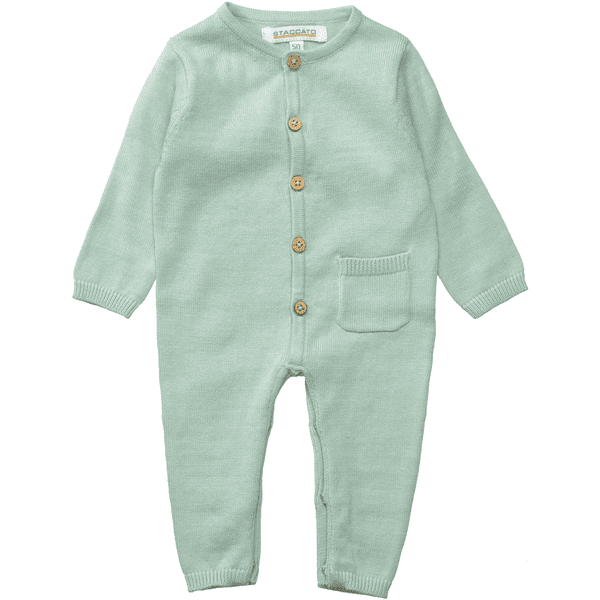 Staccato  Strikket overall blød green 