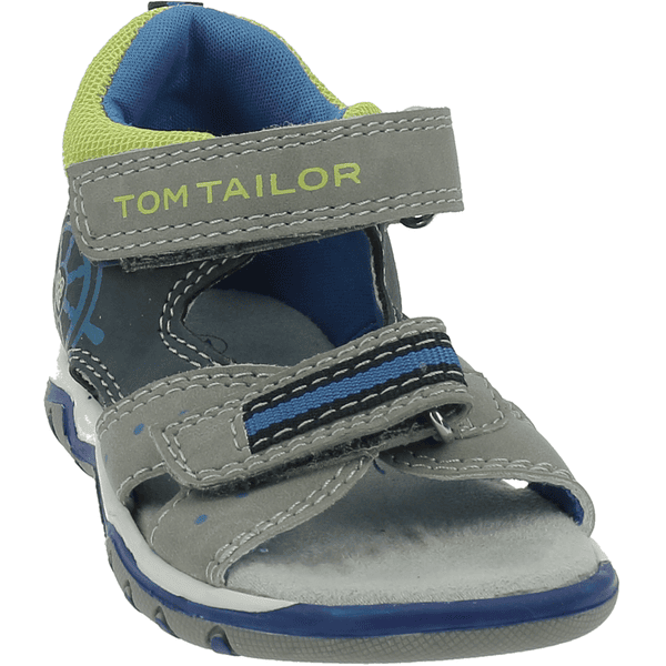 TOM TAILOR Sand ale grijs-navy-lime