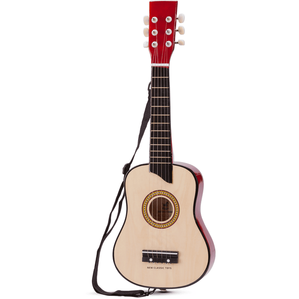 New Classic Toys Gitara DeLuxe, kolor naturlany/czarny