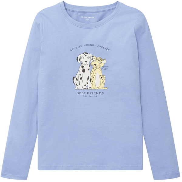 TOM TAILOR Camiseta infantil de manga larga Calm Lavender