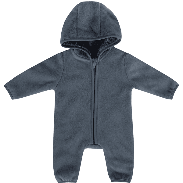 JACKY MIX & MATCH fleece overall met capuchon donkerblauw 