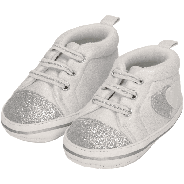 Sterntaler Babyschuh Herz lichtgrau 