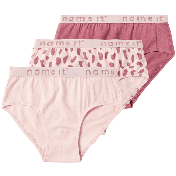 name it Calzoncillos 3 paquetes Fresa Cream 