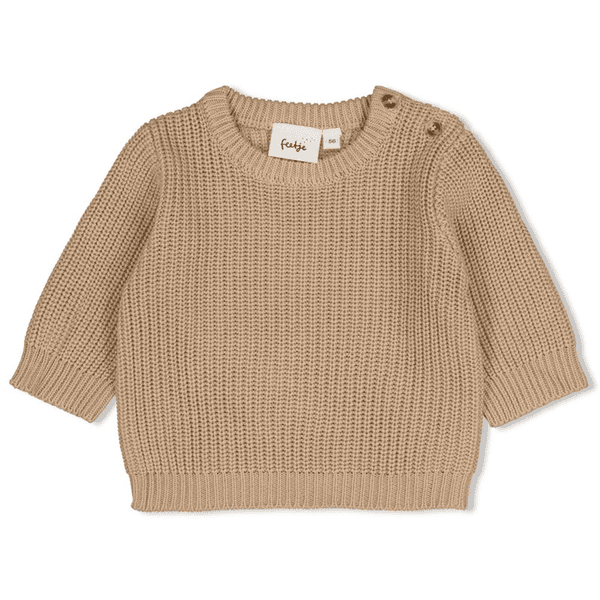 Feetje Strick Sweater The Magic is in You Taupe