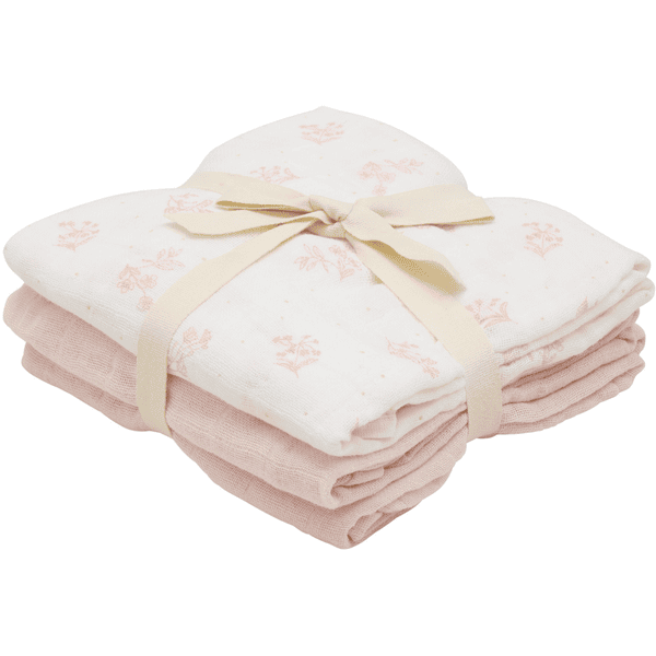 pippi Muslin Tücher 3er Pack Veiled Rose