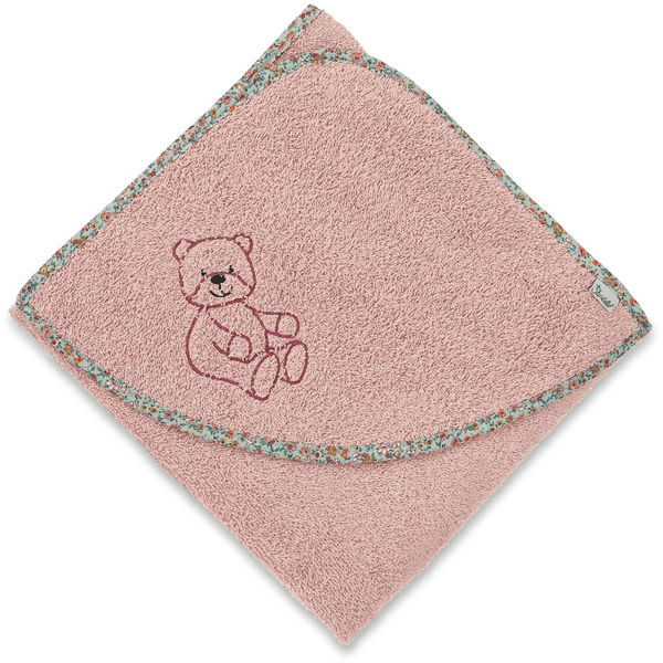 Sterntaler Badetuch Terrybär Baylee puder rose 100 x 100 cm