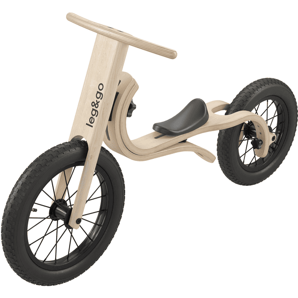 leg&go Bicicleta de Equilibrio de Madera 3 en 1 para Niños y