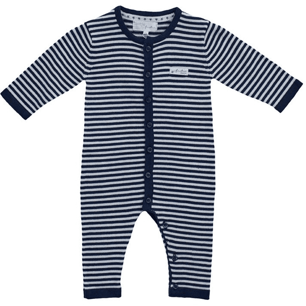 Feetje Combinaison pyjama bébé tricot bleu marine