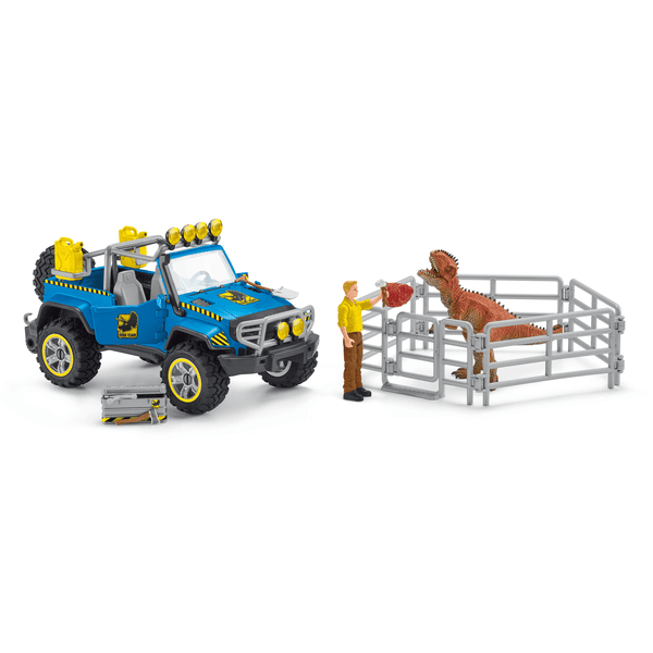 Schleich Speelset Off-Road voertuig met Dino buitenpost 41464