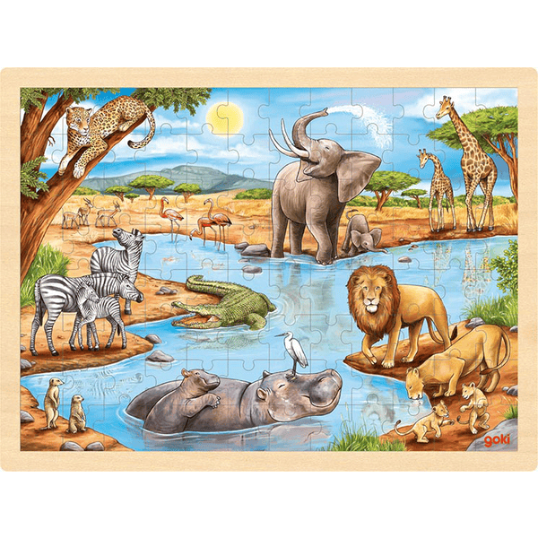 goki Africká savana Inlay Puzzle
