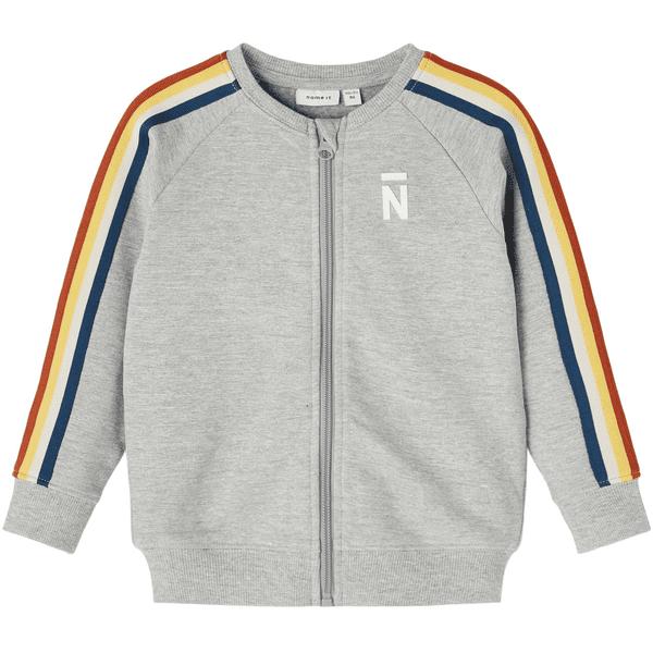 name it Sweat Jacket Nmmtroels Grey Melange