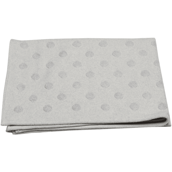 DAVID FUSSENEGGER Plaid enfant RIGA pois feutre 100x140 cm roseoubleu.fr