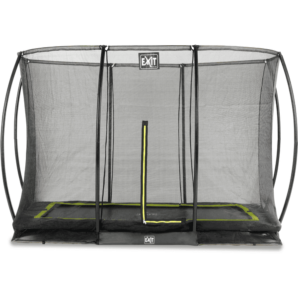 EXIT Silhouette trampoline 214x305cm met veiligheidsnet - zwart
