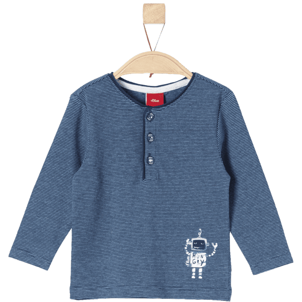 s.Oliver Boys Camicia manica lunga grigio
