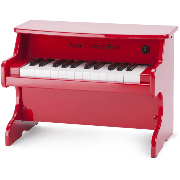 New Classic Toys E-Pianino - Czerwony - 25 klawiszy