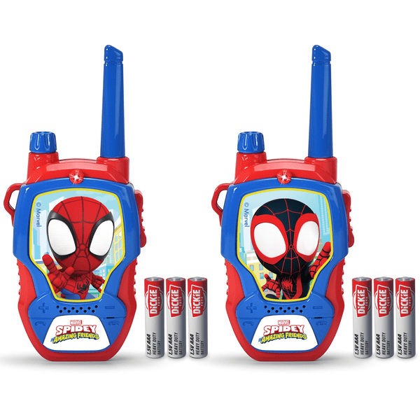 Zestaw Spiderman walkie talkie słuchawki 5w1 eKids - 819559023152