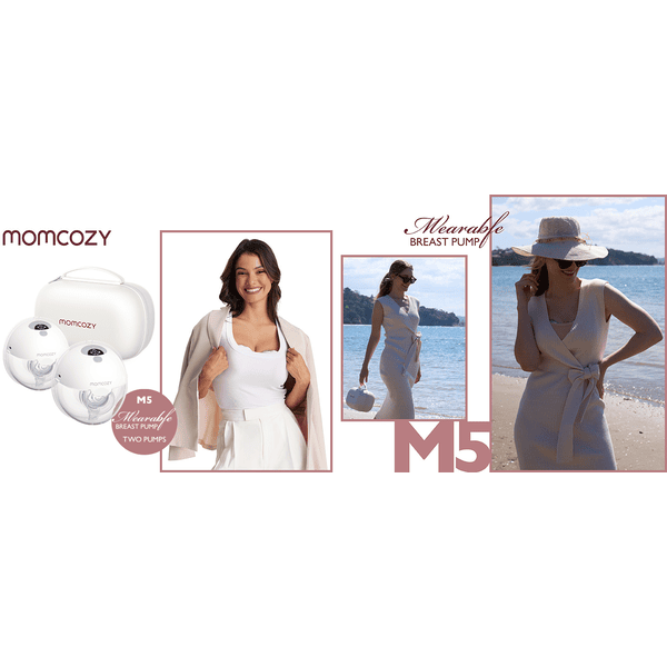 momcozy Einzelmilchpumpe tragbar M5, grau - babymarkt.de
