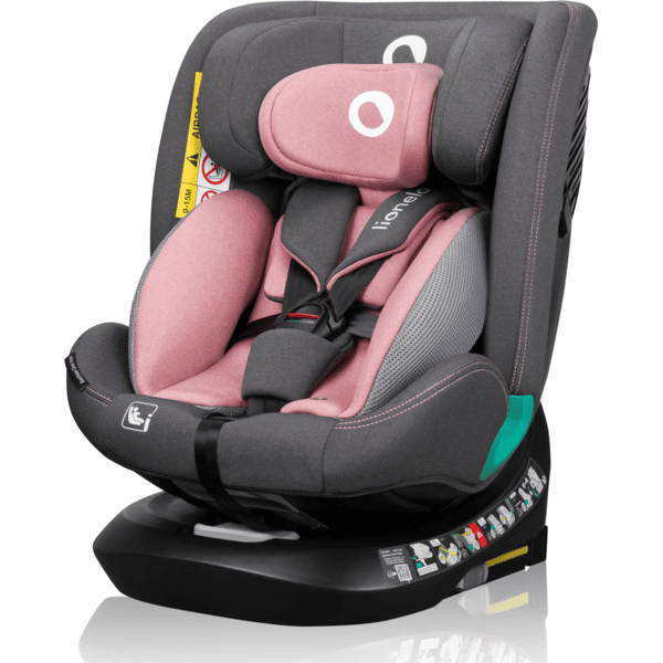 lionelo Kindersitz Reboarder Bastiaan One I-size pink rose