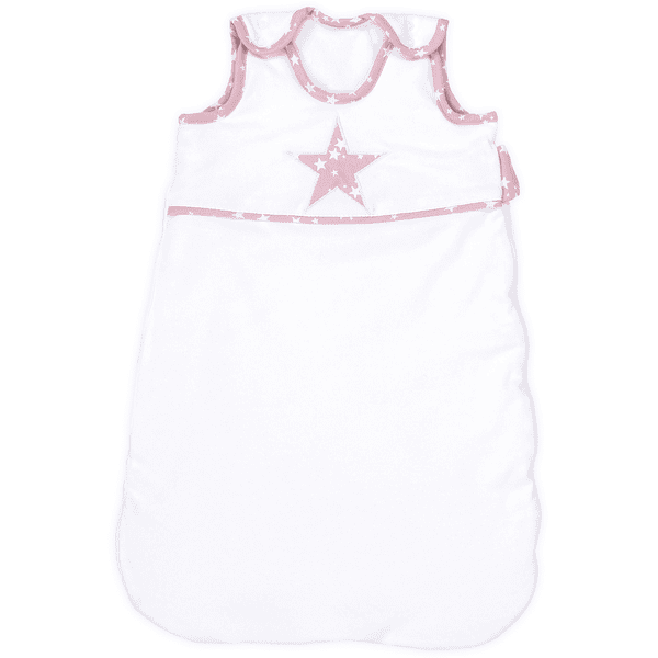 babybay Sacco nanna Cotton biologico, bianco con applicazione di stelle di bacche bianco