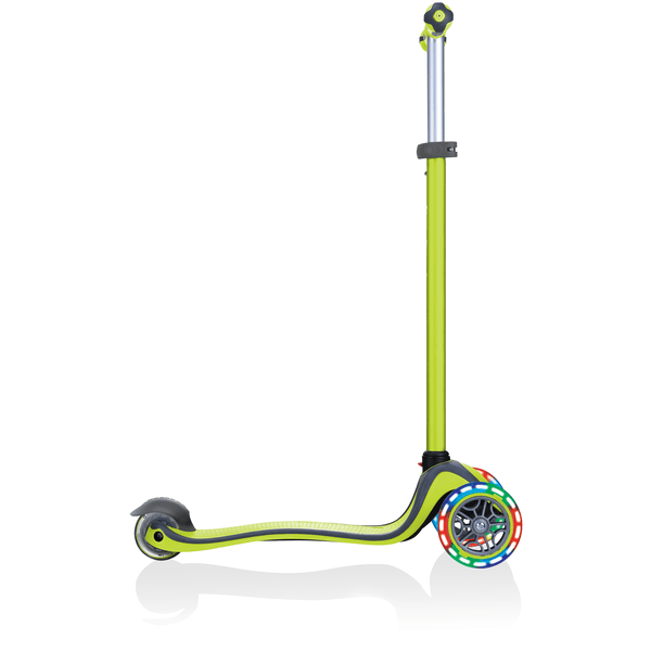 GLOBBER Patinete MASTERLIGHTS verde lima ruedas con luz 