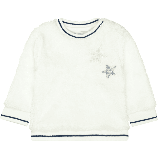 STACCATO Girls Plüsch-Sweatshirt offwhite 