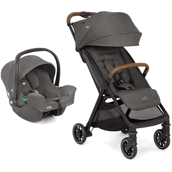 Joie Buggy Pact Pro Shell Gray inklusive Joie Babyschale i-Snug 2 Shell Gray