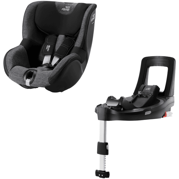 Britax Römer Kindersitz Dualfix 3 i-Size Graphite Marble inklusive Flex Base iSENSE