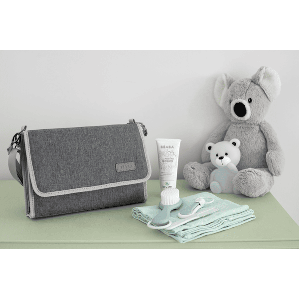 Geneve II Diaper Bag heather grey