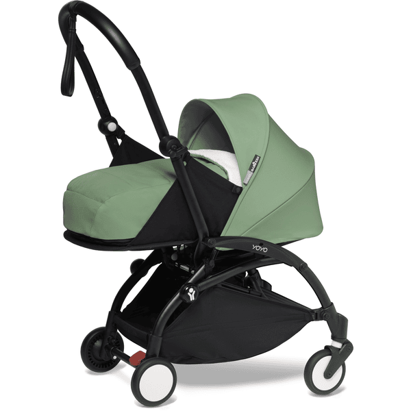 BABYZEN Kinderwagen YOYO2 0 Black mit Neugeborenenaufsatz