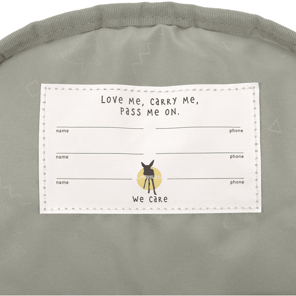 LÄSSIG Mini Backpack, Happy Prints, light olive 