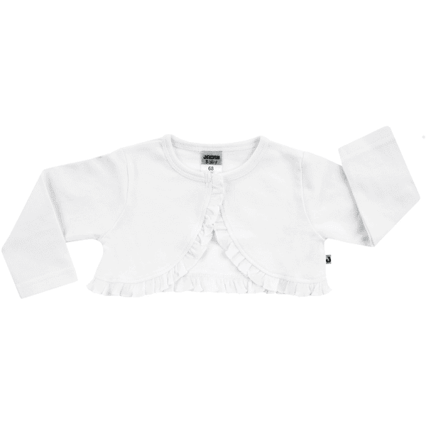 JACKY Body skjorta kort ärm med avtagbar fluga vit / marin 