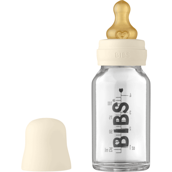 BIBS® Babyflasche Complete Set 110 ml, Ivory