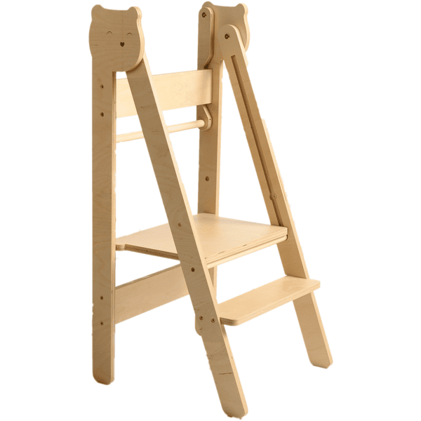 Family-SCL Seggiolone Orso, color legno naturale