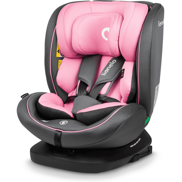 lionelo Siège auto pivotant évolutif Bastiaan i-Size Pink Baby