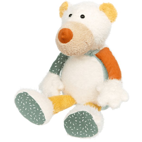 sigikid ® Giocattolo coccoloso Orso Polare Swetty Yellow bianco