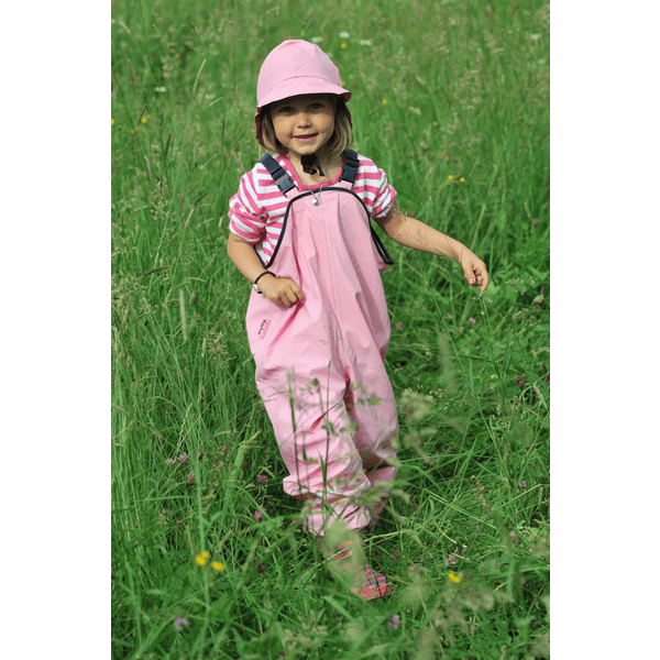 Playshoes Salopette de pluie enfant rose