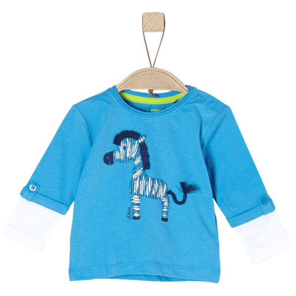 s.Oliver Boys Langarmshirt turquoise